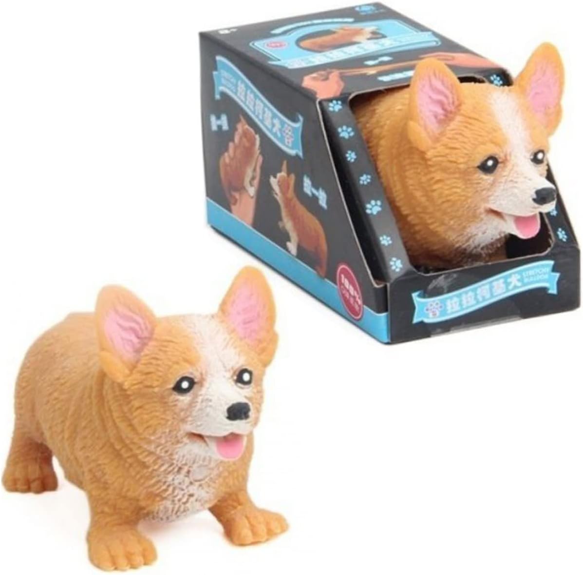 Welsh Corgi Strees Toy - Stretchy Toy Ace Trading Canada